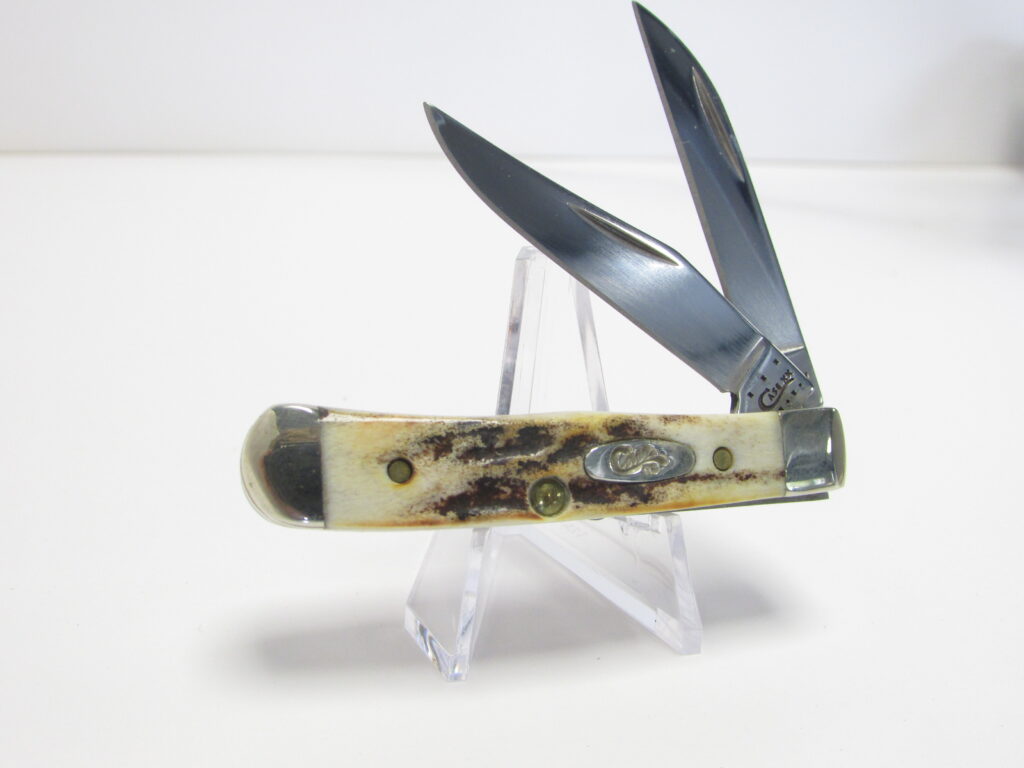 Case XX Genuine Stag TinyTrapper (05968) - klassiek 2-Bladig Zakmes