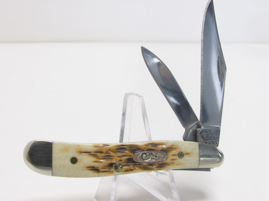 Case XX Amber Bone Peanut (00045) - Klassiek 2-Bladig Zakmes