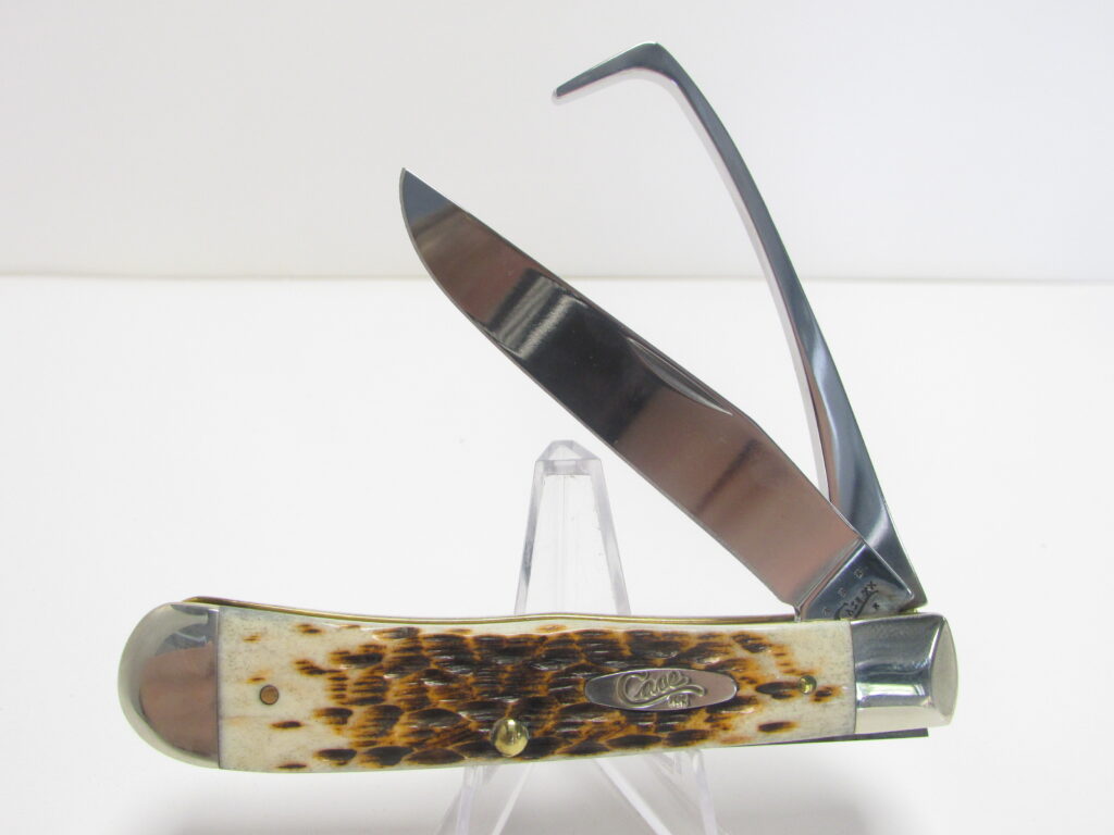Case XX Amber Bone Equestrian Knife (00144 - Traditioneel Ruiterzakmes