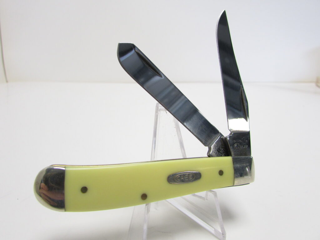 Case XX YellowSynthetic Mini Trapper - Klassiek - 2 Bladig Zakmes